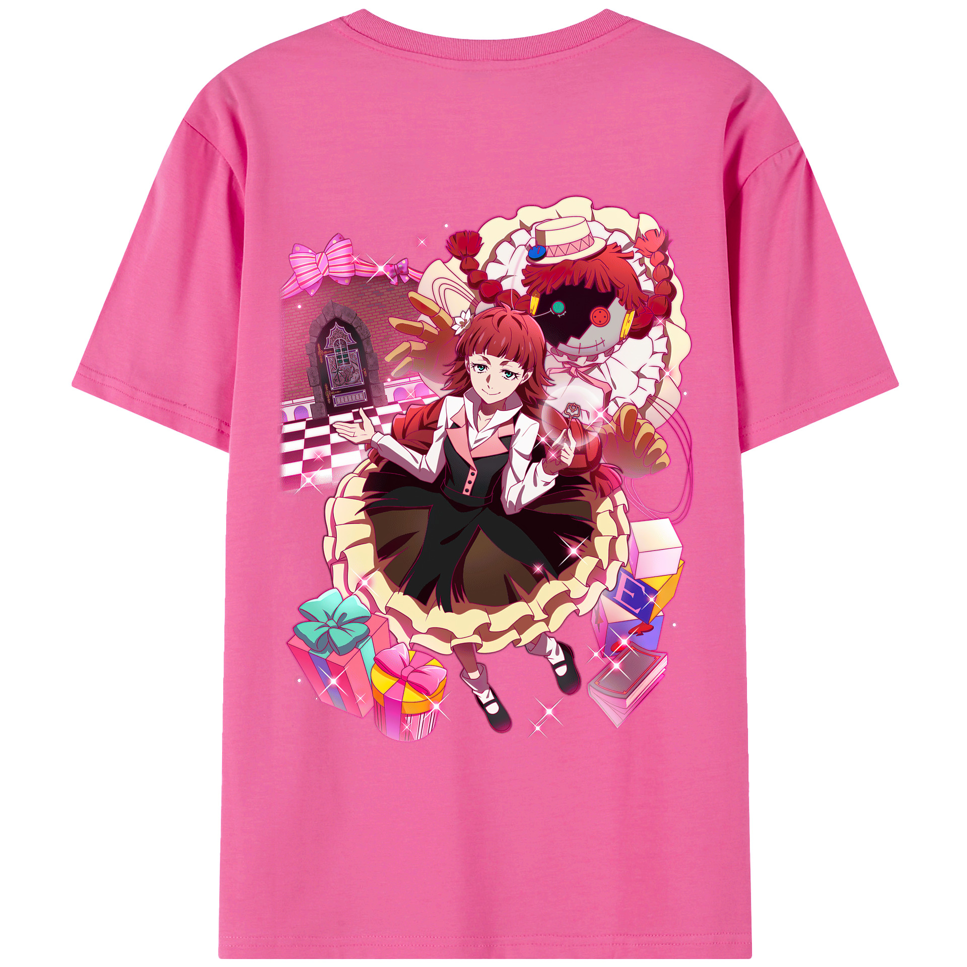 （画像用） 文豪ストレイドッグス Bungo Stray Dogs レディース半袖Tシャツ(バックプリント)